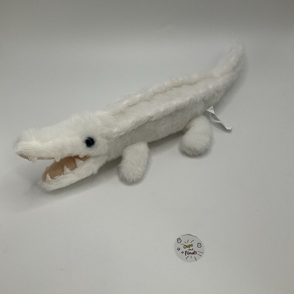Wishpets Bady Wally White Alligator Crocodile Plush 2017 #02221